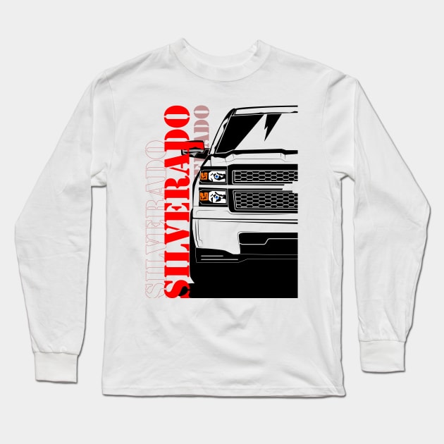 Silverado 2014 Long Sleeve T-Shirt by SquareFritz